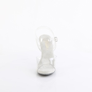 Trasparente 11,5 cm CUPID-408 perspex sandali tacchi alti donna