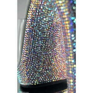 Trasparente 13 cm LIP-101DM Mules Strass Altissimi