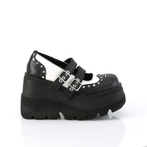 Vegan 11,5 cm SHAKER-27 alternative shoes platform black