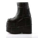 Vegan 18 cm STACK-201 mens ankle boots - cyberpunk boots excessive platform