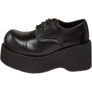 Vegan 8 cm DANK-101 alternative shoes platform black