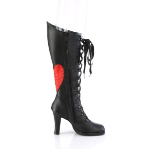 Vegan 9,5 cm GLAM-243 demoniacult alternative boots black