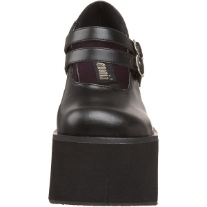 Vegano 11,5 cm DemoniaCult KERA-08 scarpe dcollet mary jane plateau