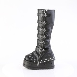 Vegano 12 cm STOMP-223 stivali cyberpunk zeppe altissime con fibbia