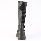 Vegano 12 cm STOMP-228 stivali cyberpunk zeppe altissime con fibbia