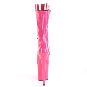 Vegano 20 cm FLAMINGO-1051 stivali spuntate con tacco e piattaforma pink