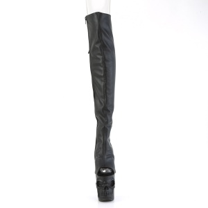 Vegano 20 cm RAPTURE-3019 plateau cranio stivali overknee tacco alto