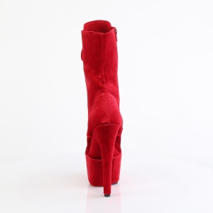 Velluto 18 cm ADORE-1045VEL poledance stivaletti tacchi rosso + protettivo