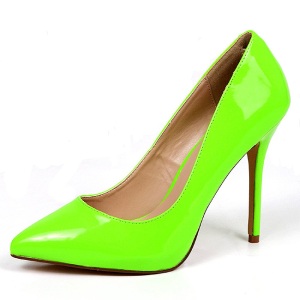 Verde Neon 13 cm AMUSE-20 scarpe tacchi a spillo con punta