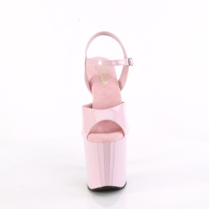 Verniciata 19 cm ENCHANT-709 rosa scarpe pleaser con tacchi alti