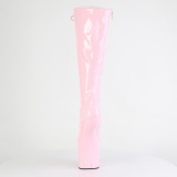 Verniciata 20 cm CRAZE-2023 Heelless stivali pony alto pleaser rosa