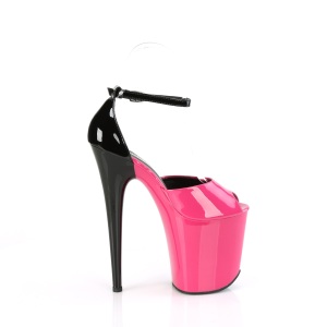 Verniciata 20 cm FLAMINGO-868 pink scarpe pleaser con tacchi alti