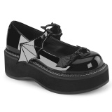 Verniciata 5 cm EMILY-23 emo maryjane scarpe donna fibbia