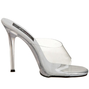 White 11,5 cm FABULICIOUS GALA-01 womens mules shoes