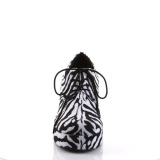 Zebra PIMP-02 scarpe da magnaccia uomo con tacco acquario pesci rossi